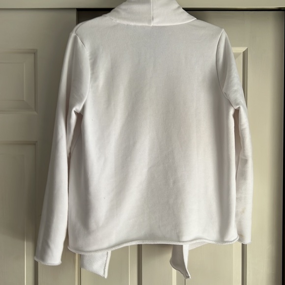 Athleta white zen cardigan, EUC, size medium. - Picture 4 of 6